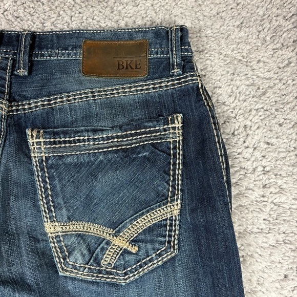 BKE Denim Jeans Womens 24 Long Slim Fit Skinny Dark Streetwear Party Concert - Picture 4 of 5